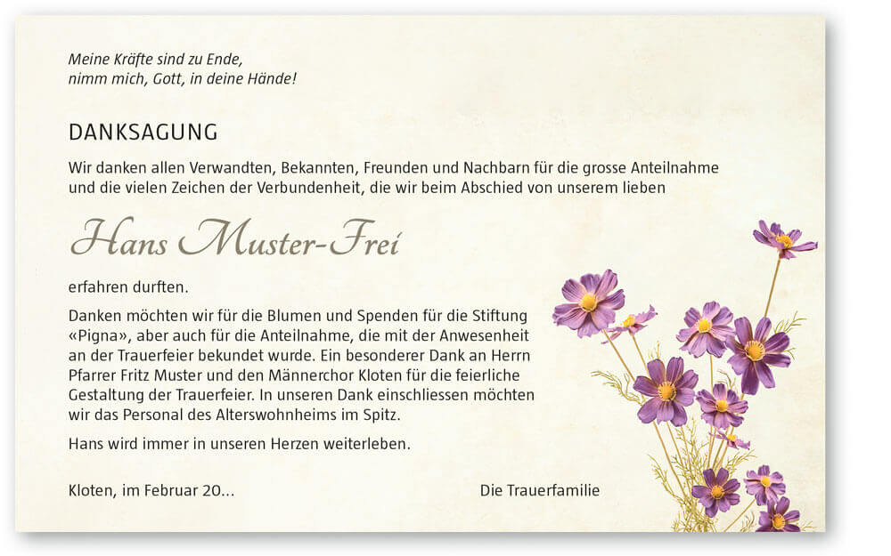 violette Blüten