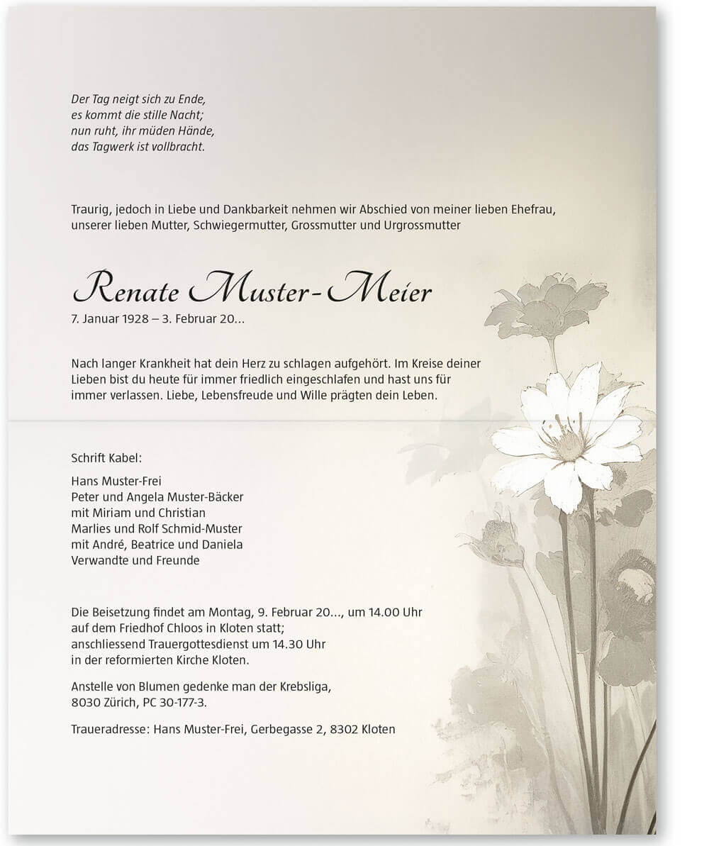 Blumengemälde
