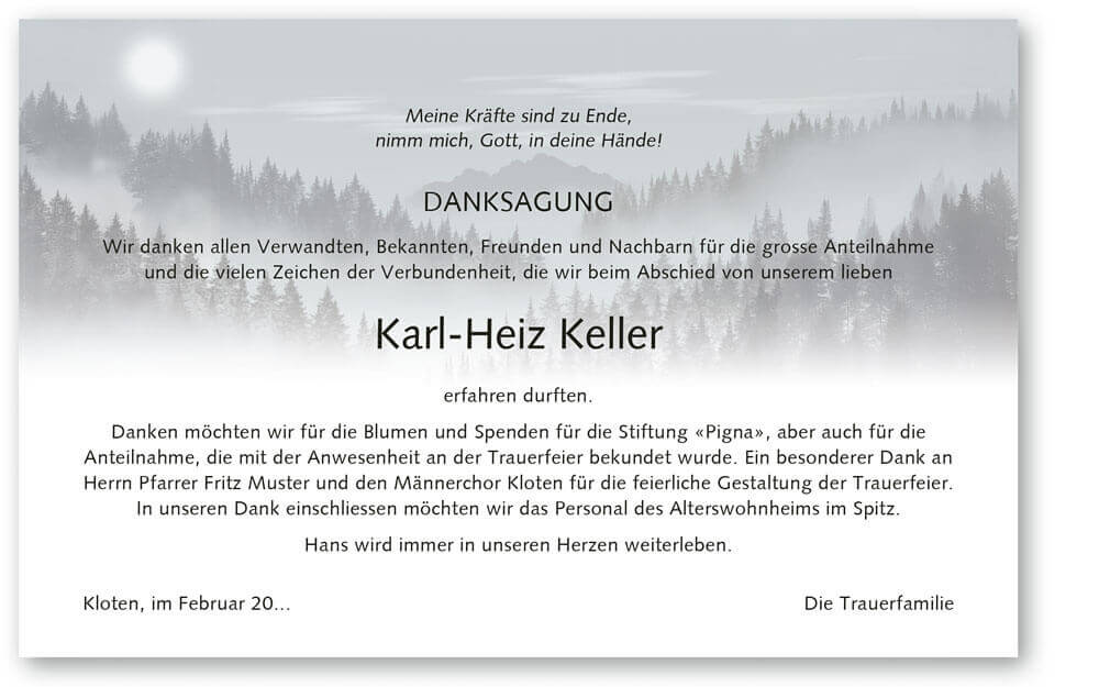 Wald im Nebel