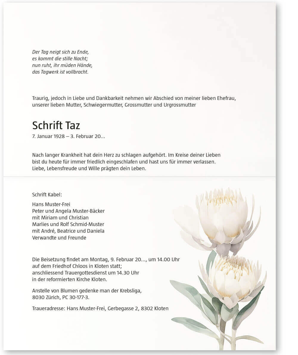 weisse Blüte